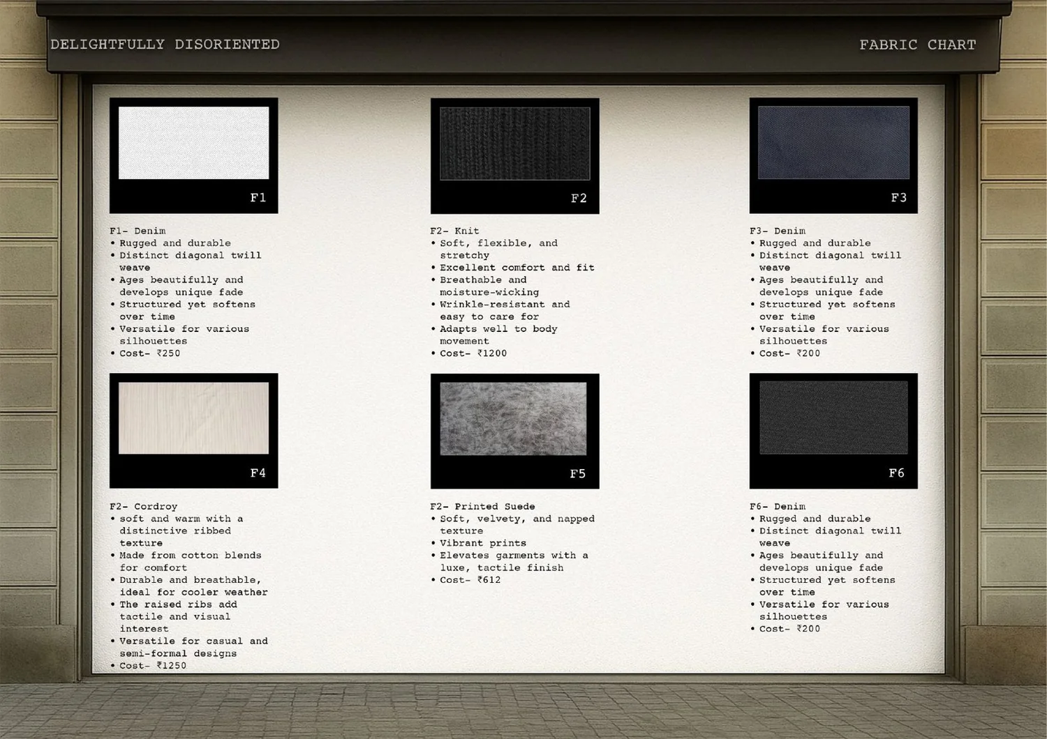Pattern board