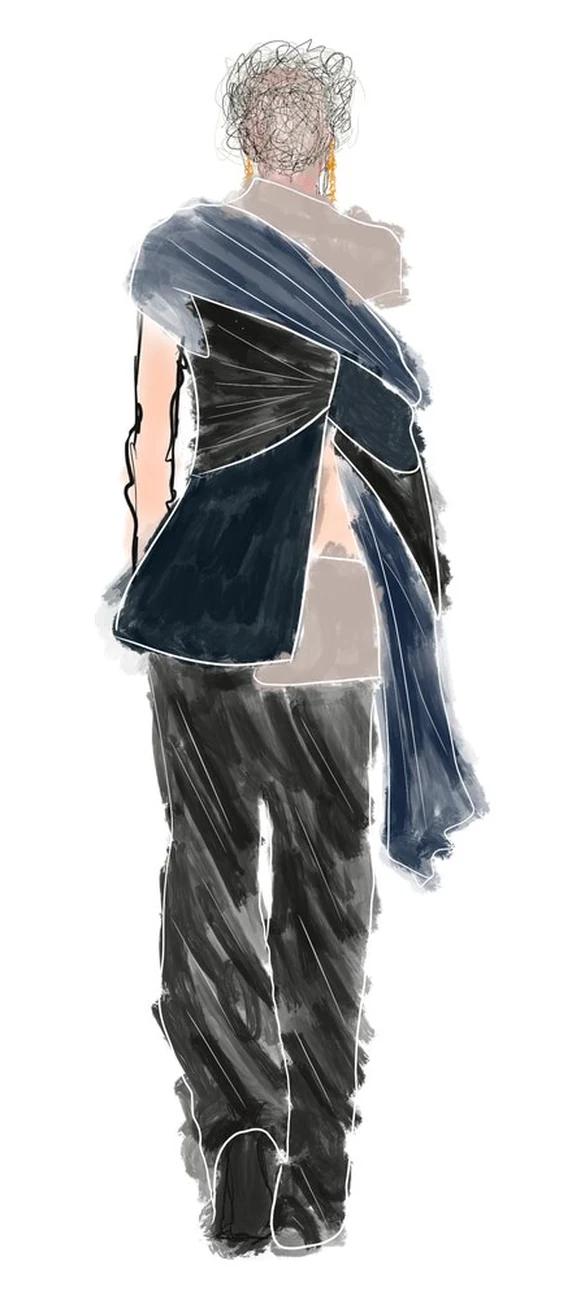 Beauty in Rebellion, illustration, back