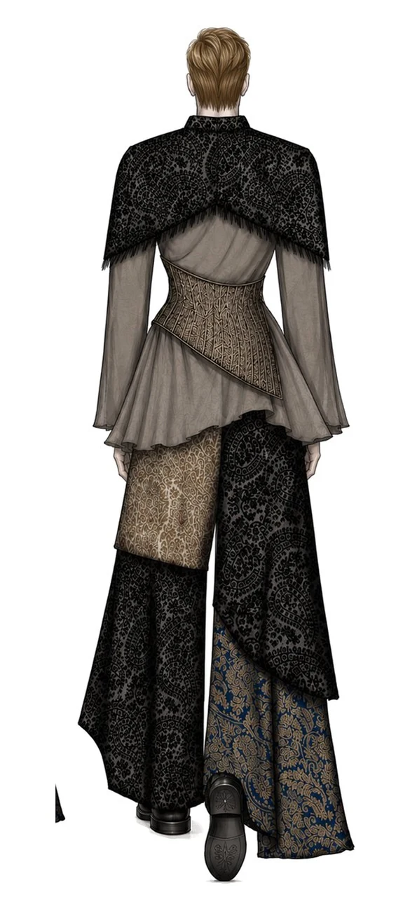 Break the Pattern, ai render, back