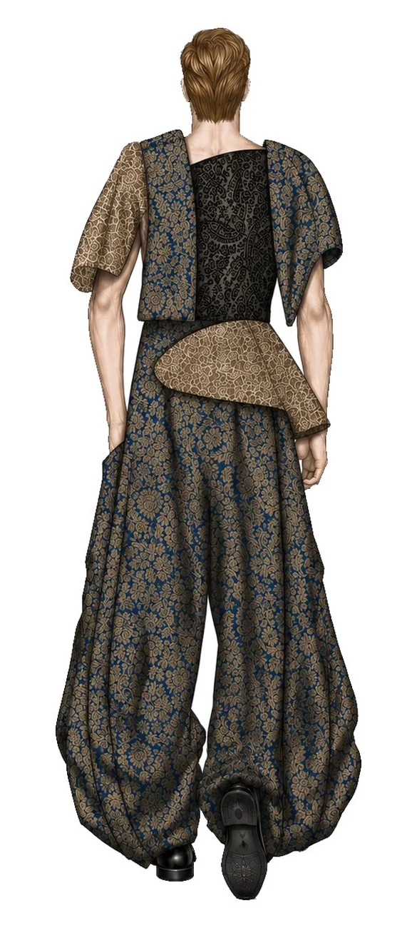 Think for Yourself, ai render, back